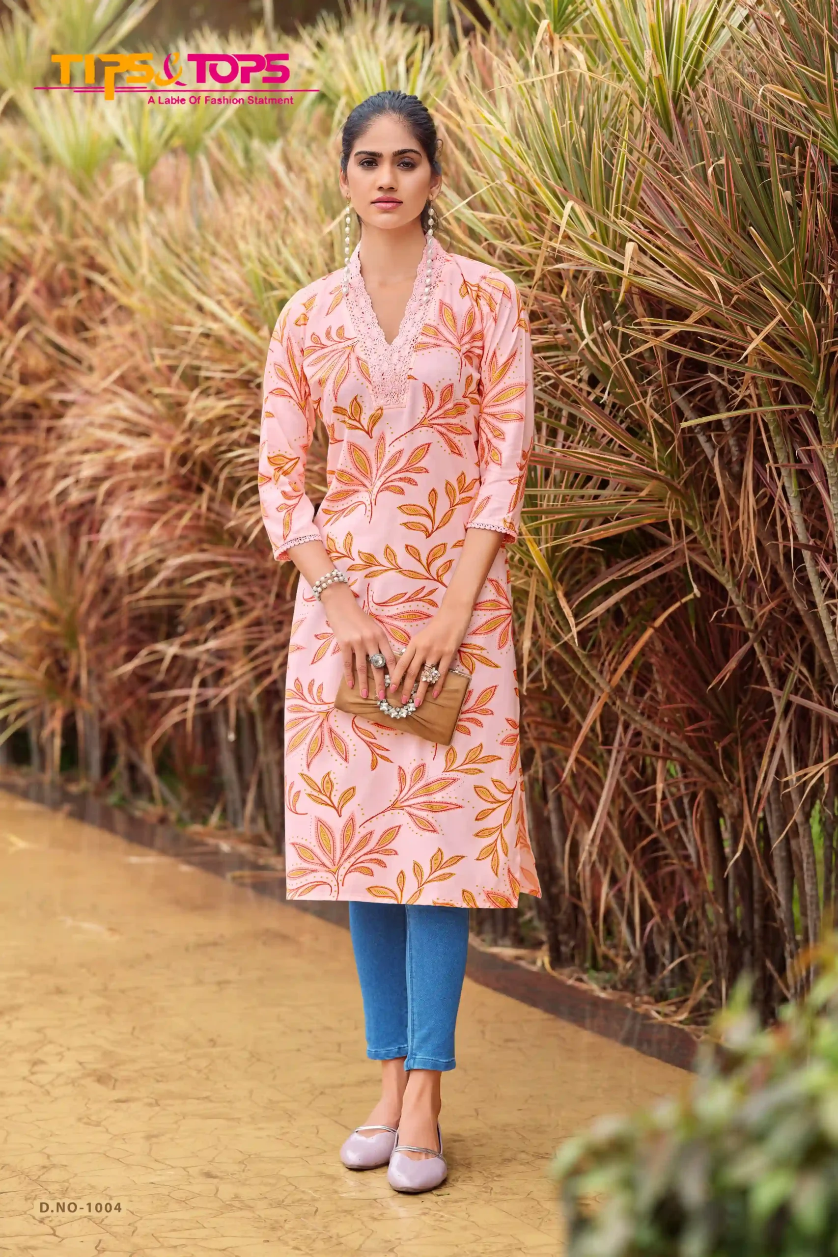 Tips & Tops Viana Heavy Rayon Print Wholesale Fancy Kurtis Catalog — Wholesale Kurtis, MPA wholesale from Surat - Gallery Image 5